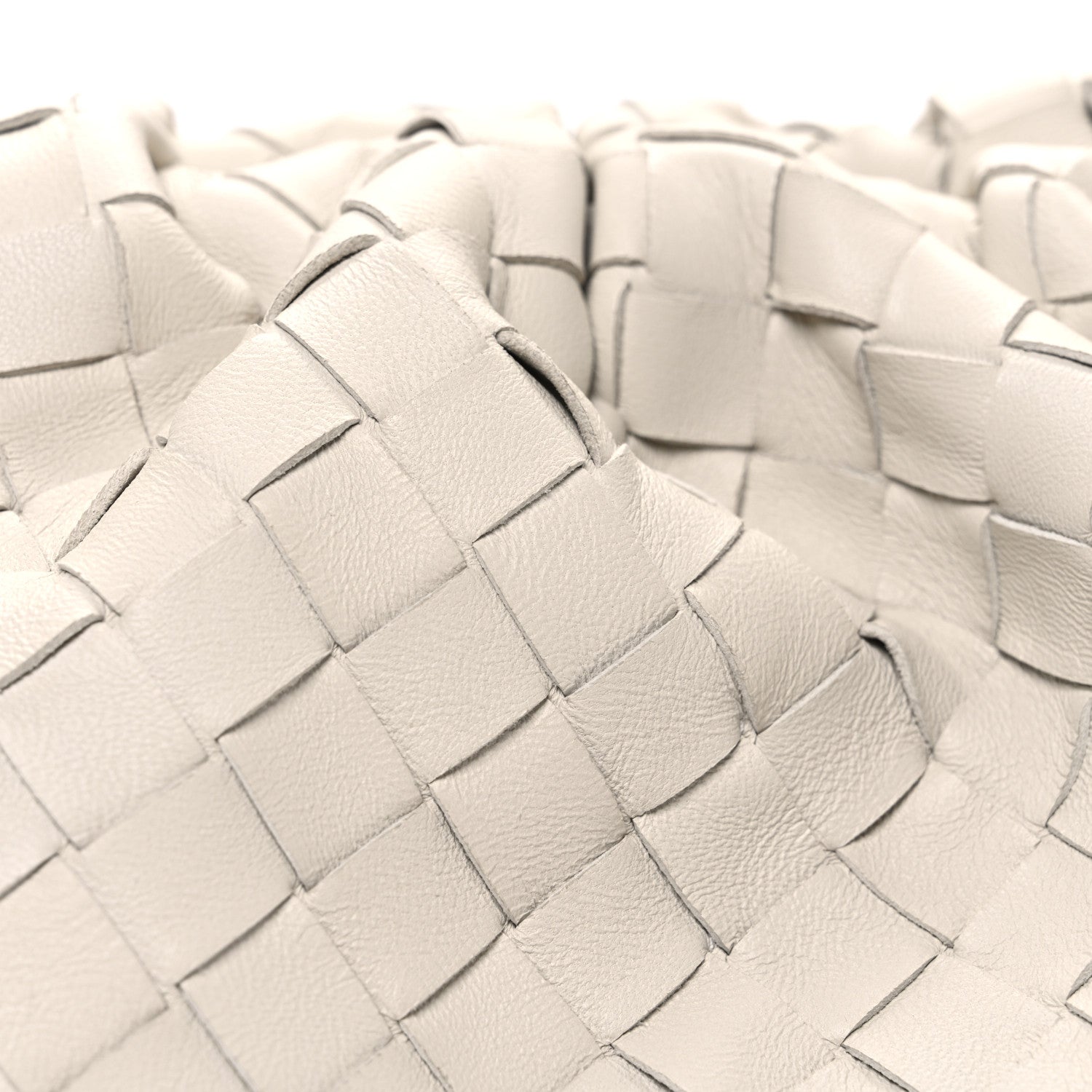 Bottega Veneta Nappa Maxi Intrecciato The Pouch Oversized Clutch Plaster 9 of 11