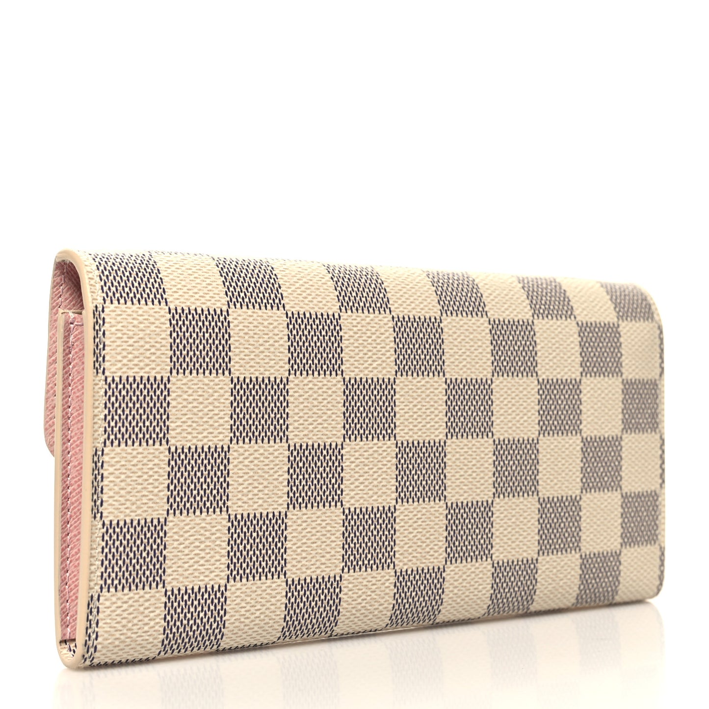 Damier Azur Emilie Wallet Rose Ballerine
