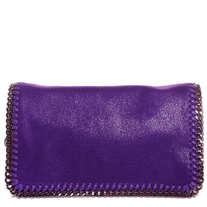 Stella McCartney Faux Leather Shaggy Deer Falabella Crossbody Bag Bright Purple 1 of 9