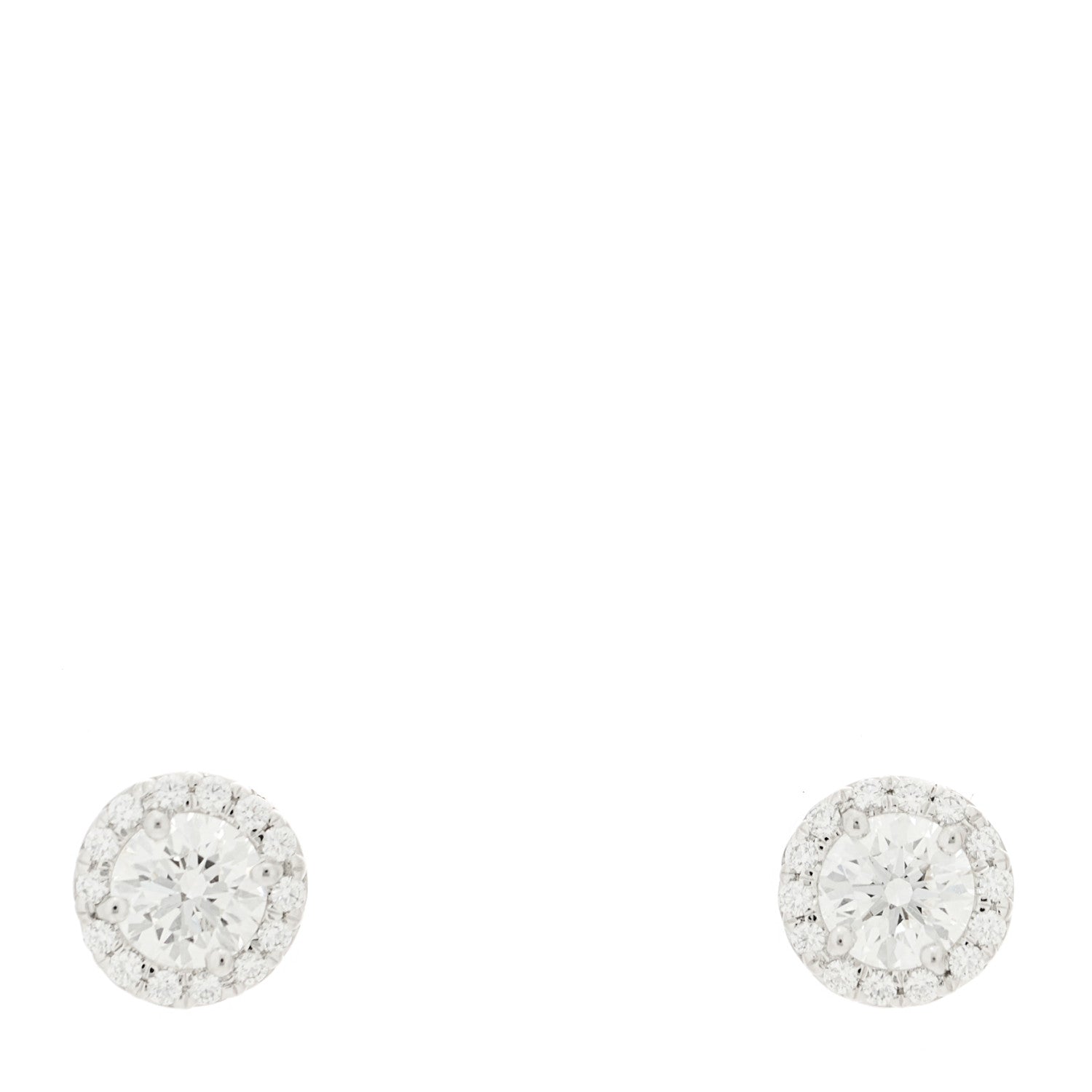 Tiffany Platinum Diamond .84ctw Soleste Earrings 1 of 4