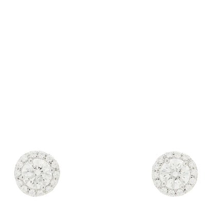 Tiffany Platinum Diamond .84ctw Soleste Earrings 1 of 4