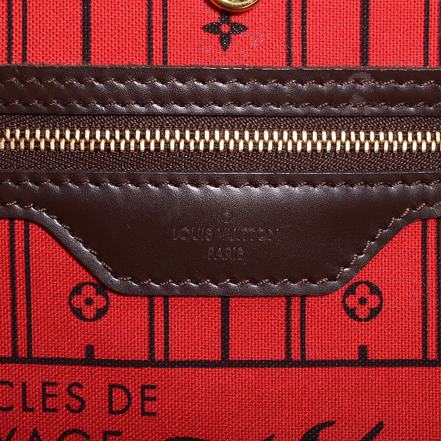 Louis Vuitton Damier Ebene Neverfull GM 6 of 7