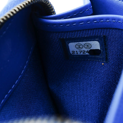 Chanel Caviar Quilted Large Zipped Wallet Blue 8 of 8