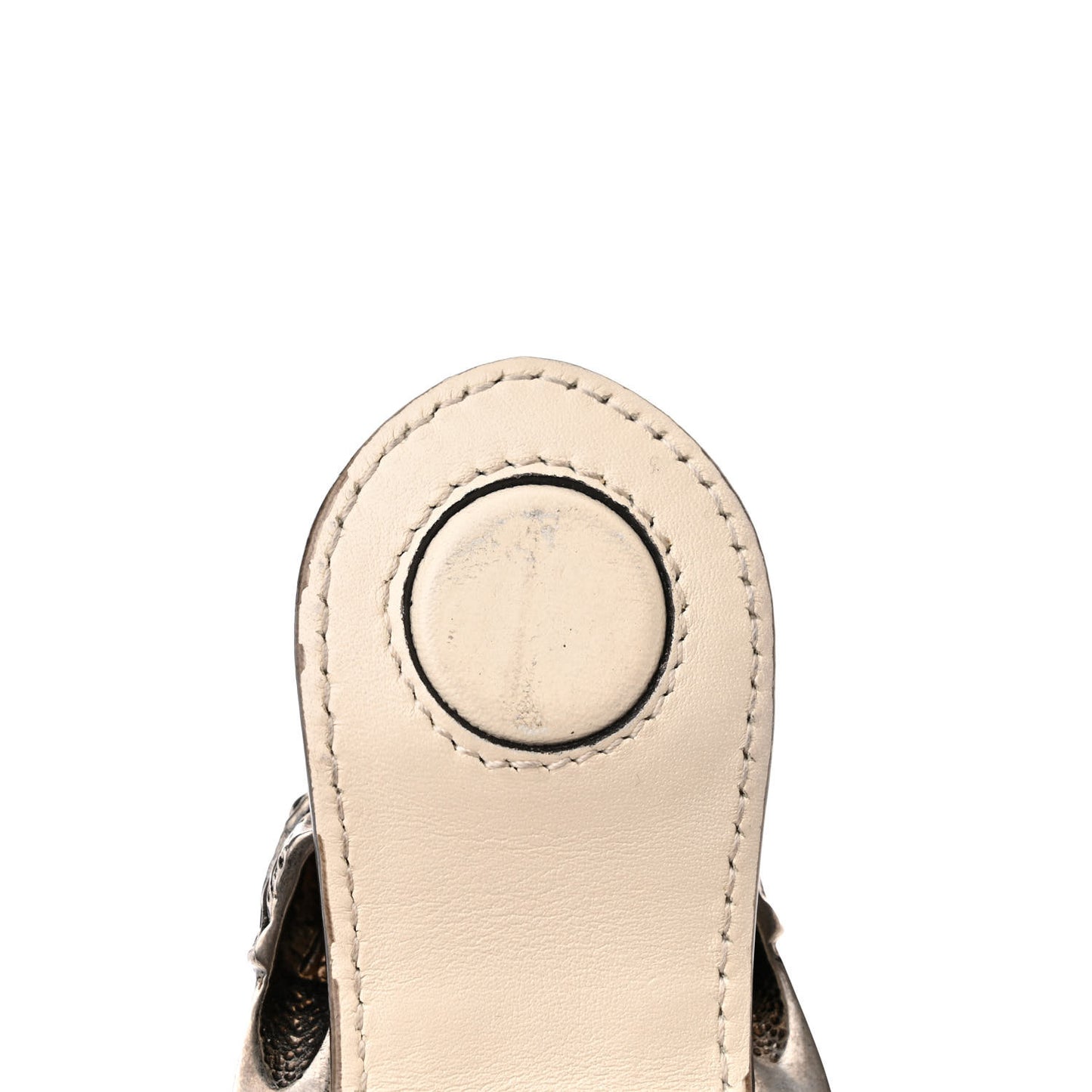 Calfskin Web Stripe Medium Dionysus Hobo White