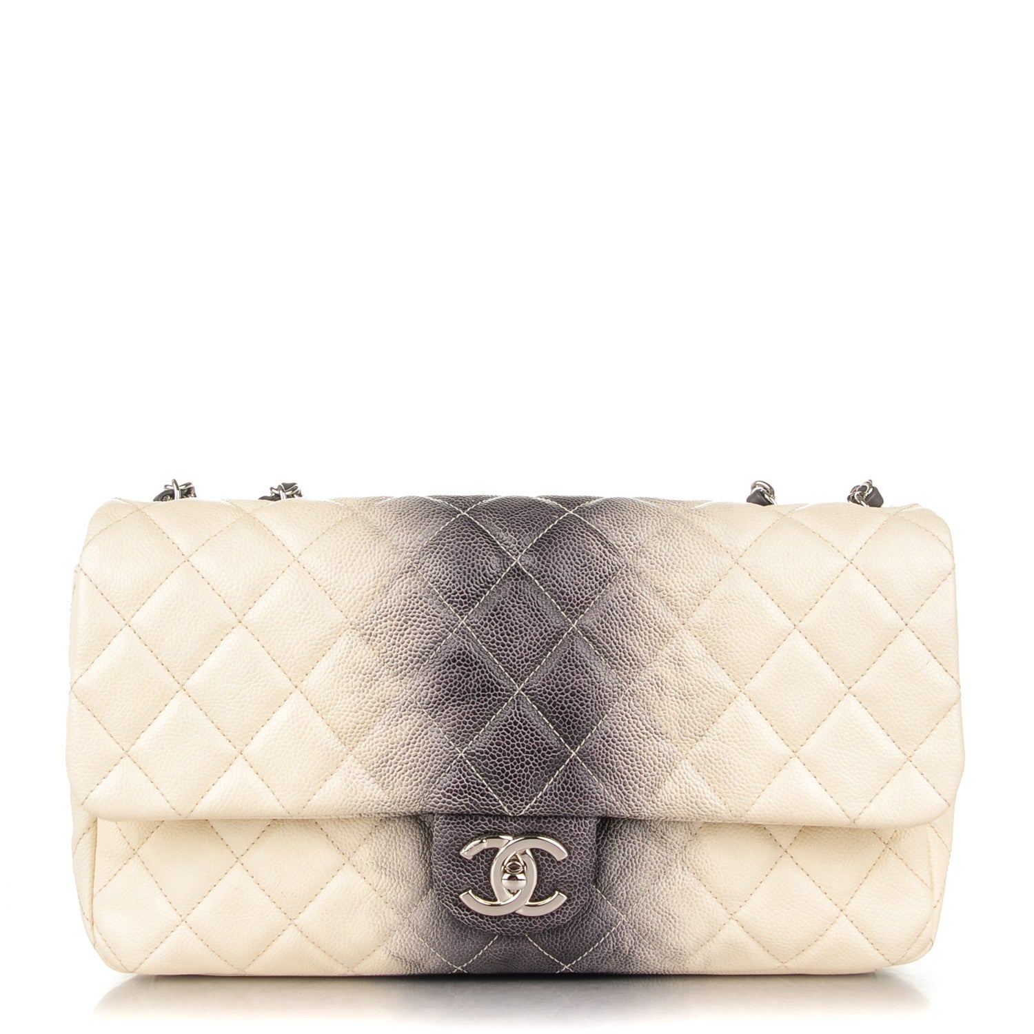 Chanel Caviar Quilted Large Ombre Single Flap Grey 1 of 7