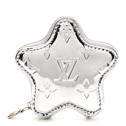 Louis Vuitton Monogram Spark Coin Purse Silver 1 of 8