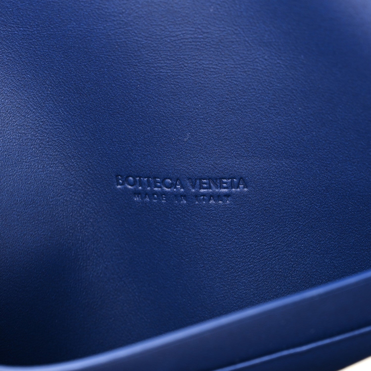 Bottega Veneta Suede Intrecciato Long Andiamo Top Handle Clutch Blue Royal 6 of 9