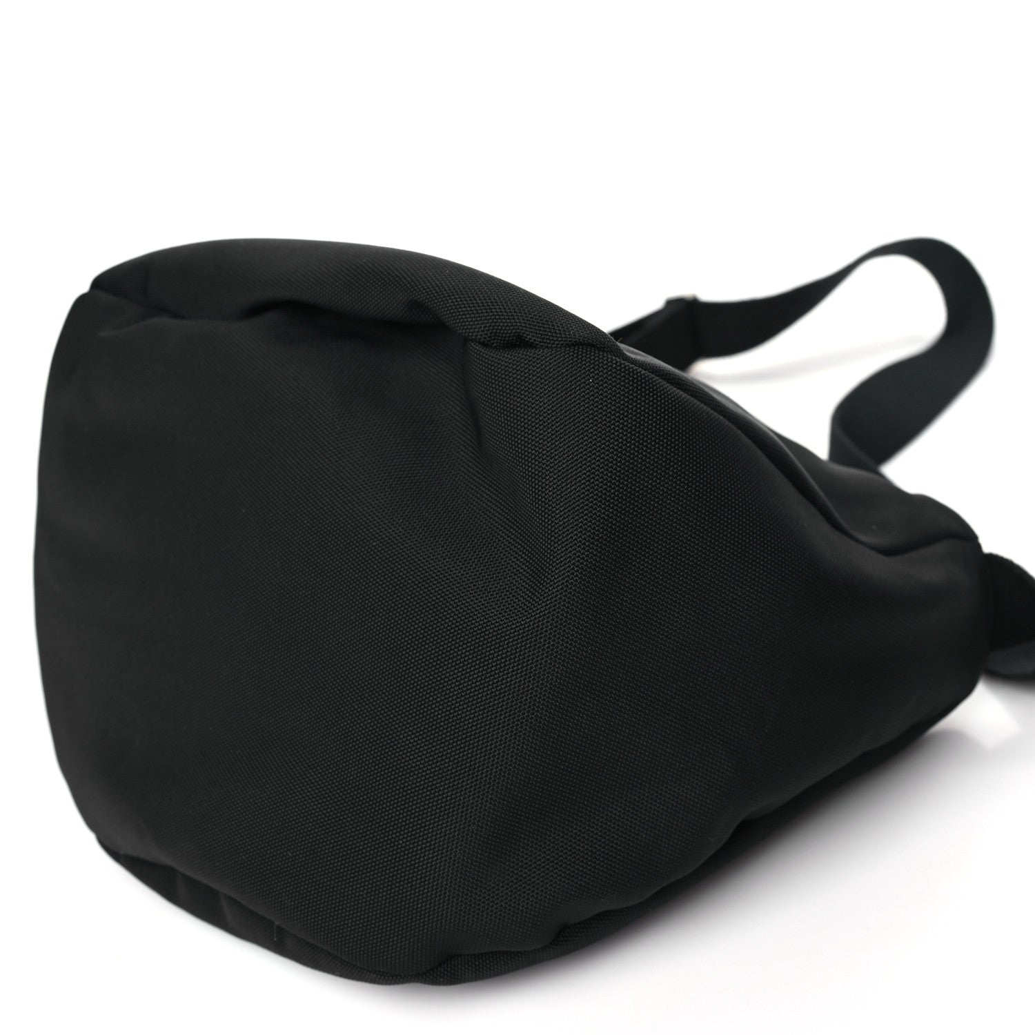 The Row Nylon Slouchy Banana Two Bag Black 8 of 8