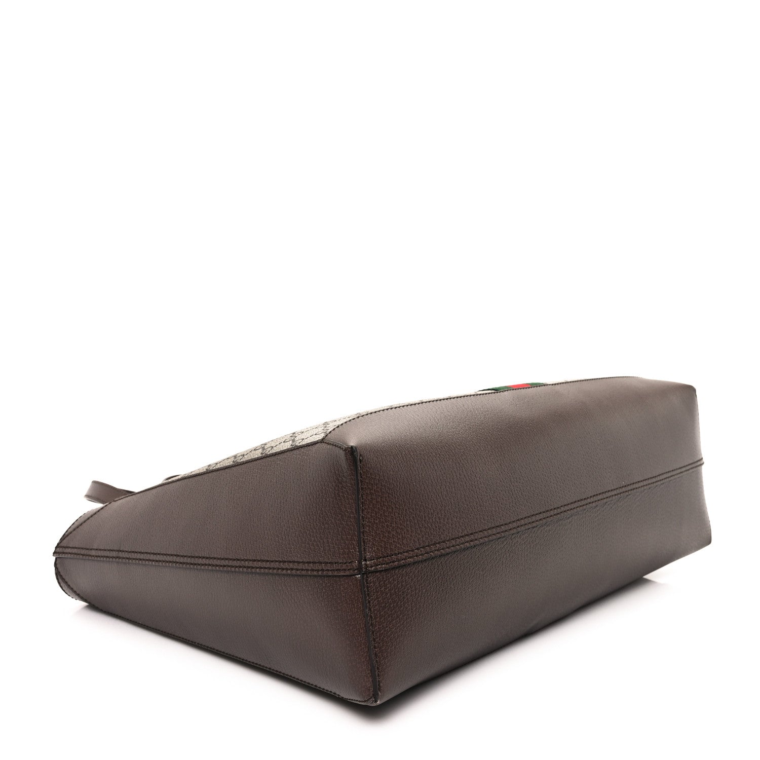 Gucci GG Supreme Monogram Web Ophidia Tote Brown 5 of 12
