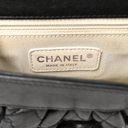 Chanel Washed Lambskin Quilted Mini Chain Around Flap Black 6 of 12