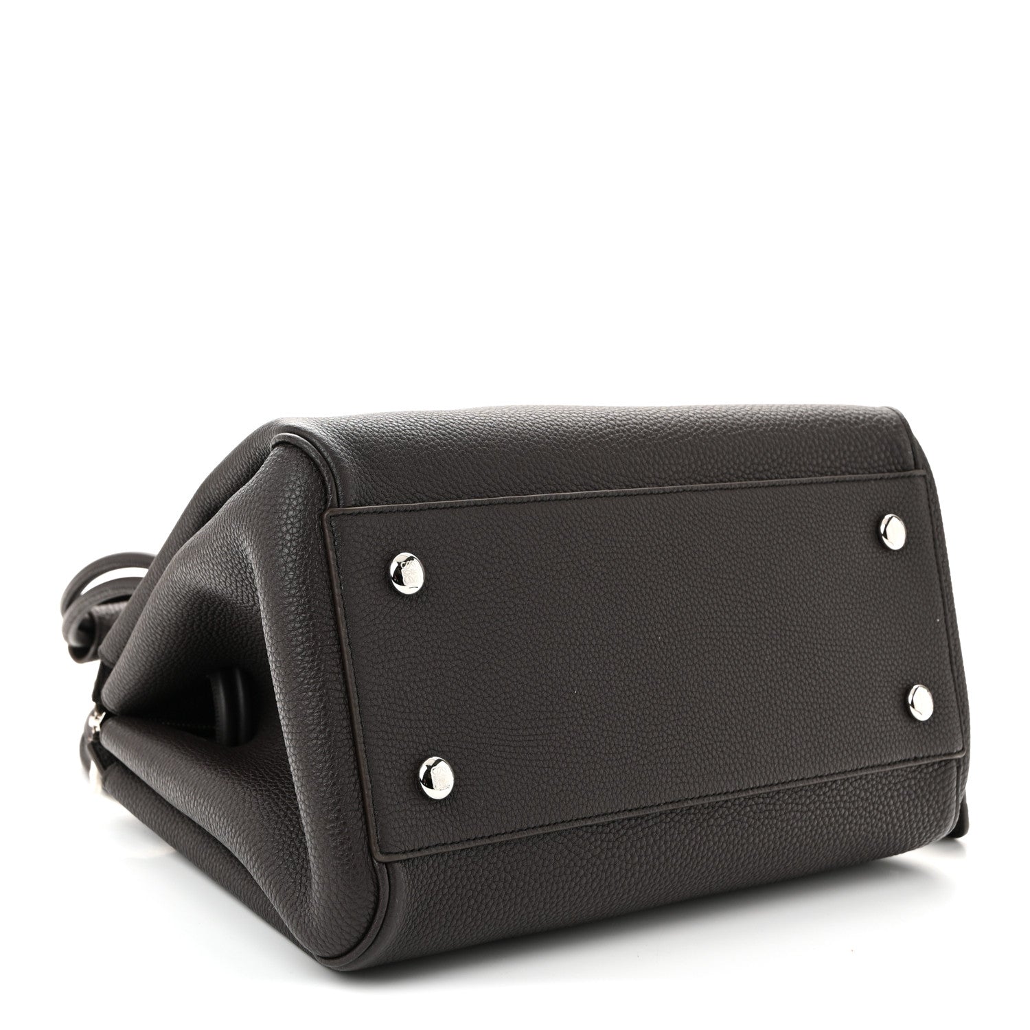 Loewe Grained Calfskin Medium Madrid Bag  Dark Ebony 4 of 9