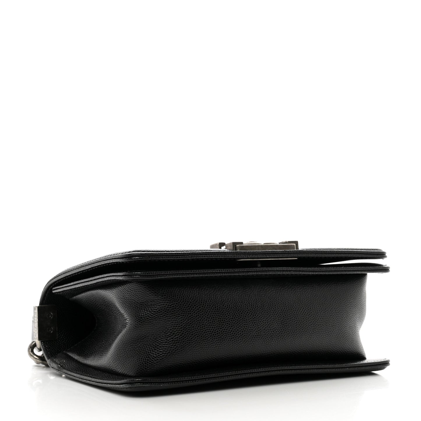 Caviar Quilted Small Boy Flap Black