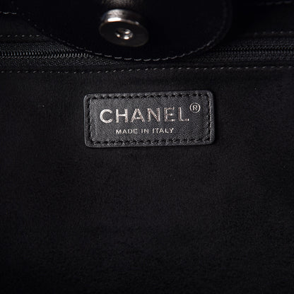 Chanel Caviar Small Studded Deauville Tote Black 9 of 11