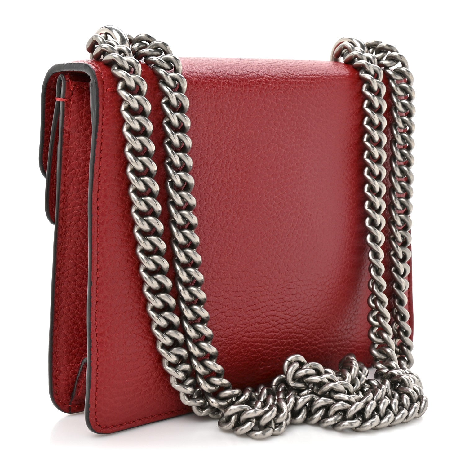 Gucci Calfskin Mini Dionysus Shoulder Bag Hibiscus Red 3 of 15