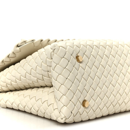 Bottega Veneta Nappa Intrecciato Patti Top Handle Bag Sea Salt 9 of 10