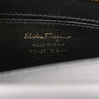 Salvatore Ferragamo Calfskin Sofia Shoulder Bag Black 5 of 8