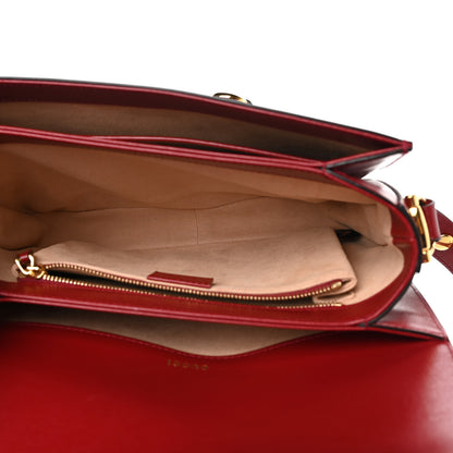 Gucci Azalea Calfskin Horsebit 1955 Shoulder Bag New Cherry Red 5 of 11