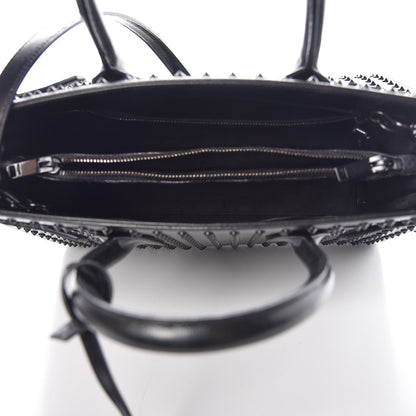 Saint Laurent Grain De Poudre Studded Small Sac De Jour Black 5 of 11