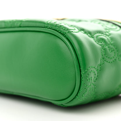 Gucci Calfskin GG Matelasse Mini Top Handle Bag Spring Green 9 of 10