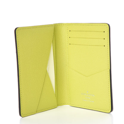 Louis Vuitton Monogram Taiga Pocket Organizer Yellow 5 of 7
