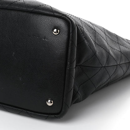 Chanel Grained Calfskin Large Shopping Fever Tote Black 9 of 10