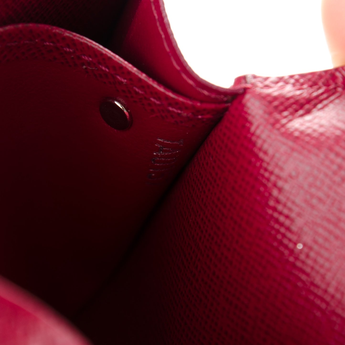 Epi Key Pouch Fuchsia