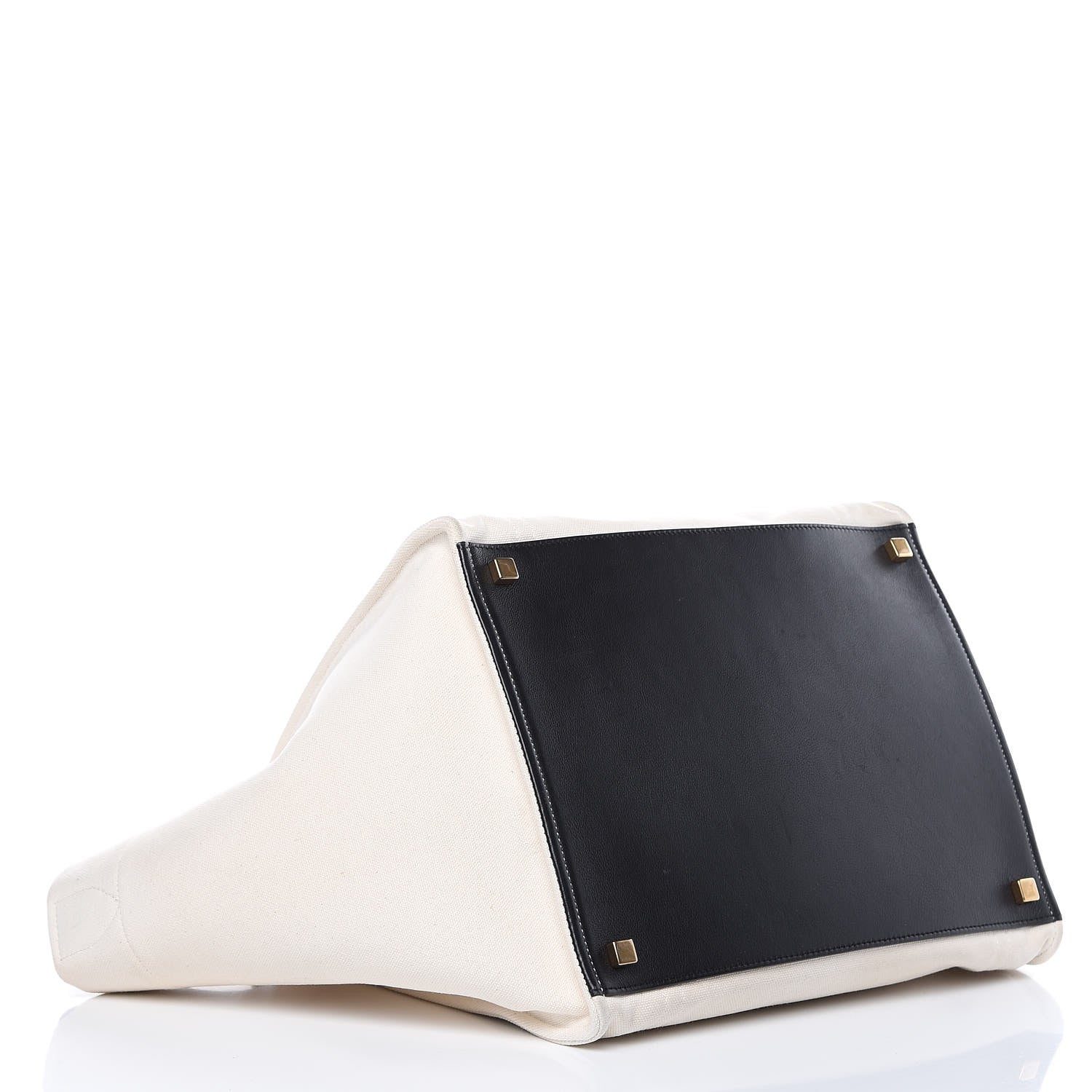 Celine Washed Canvas Medium Phantom Luggage White 4 of 18
