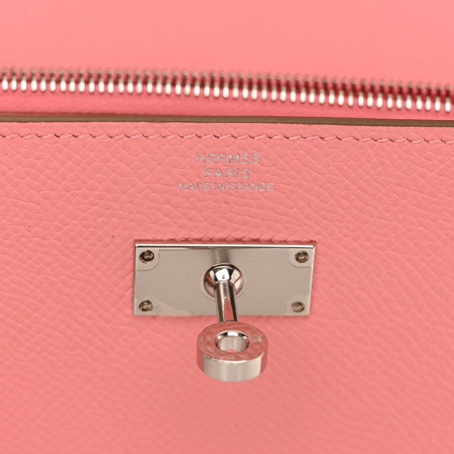 Hermes Epsom Kelly Wallet To Go Rose Confetti 6 of 10