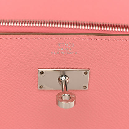 Hermes Epsom Kelly Wallet To Go Rose Confetti 6 of 10