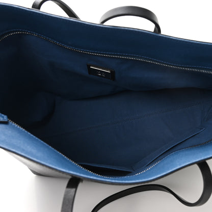 Fendi Vitello Elite Cuoio Monster Buggies Medium Roll Tote Black Multicolor Blue Cobalto 5 of 11