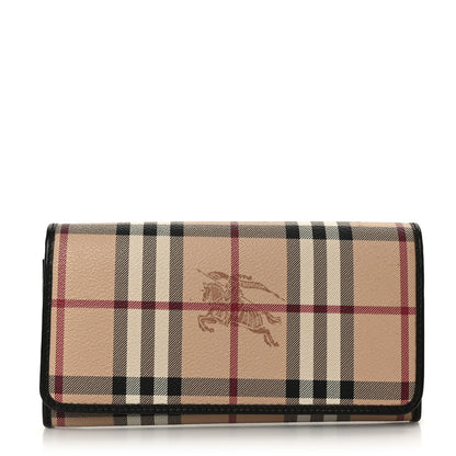 Burberry Haymarket Check Penrose Continental Wallet 1 of 9