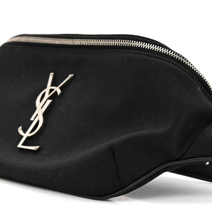 Saint Laurent Canvas Monogram Belt Bag Black 9 of 10