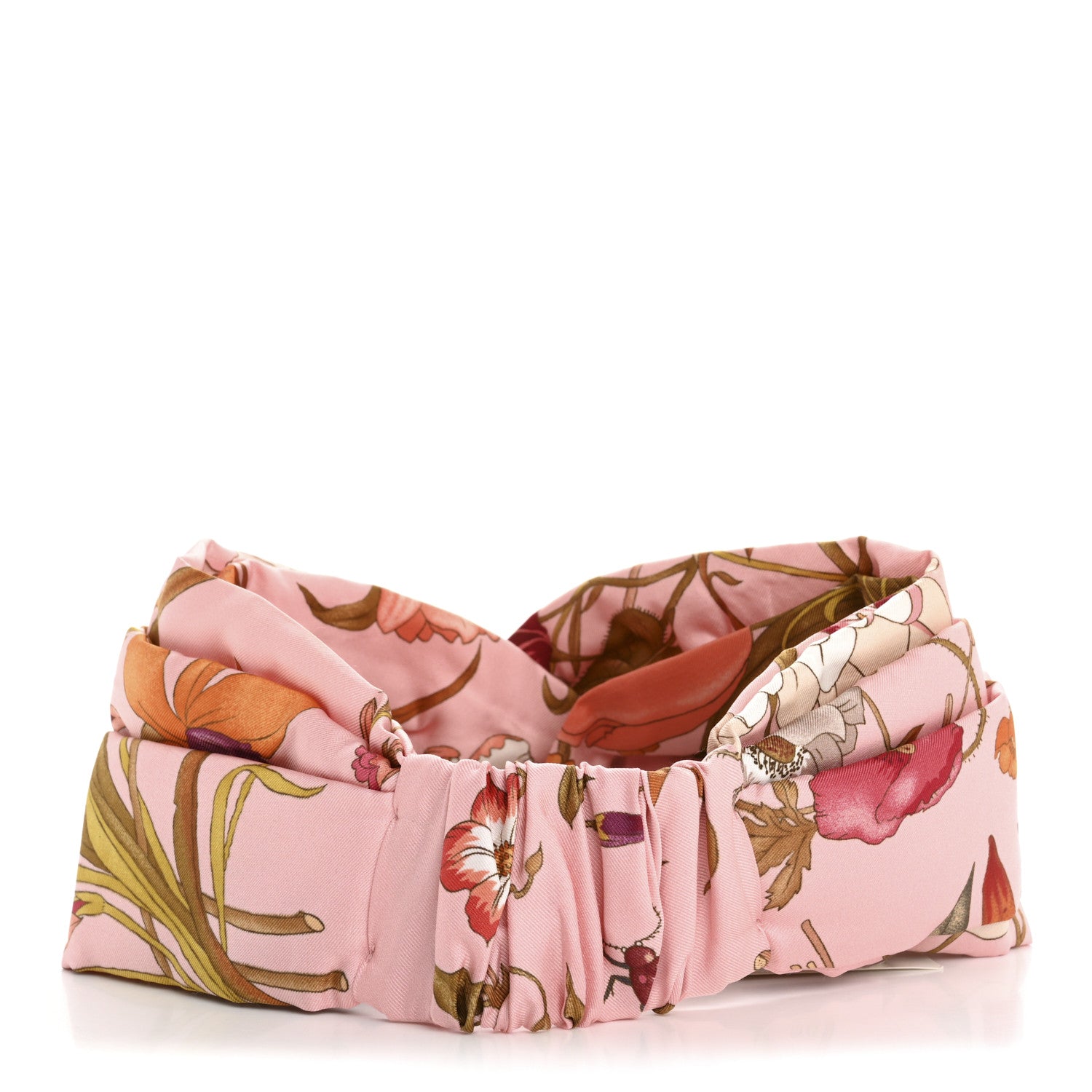 Gucci Silk Floral Print Headband M Multicolor 3 of 5