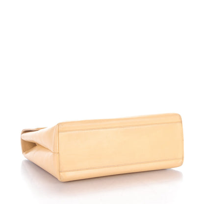 Chanel Caviar Jumbo Kelly Flap Bag Beige 4 of 10