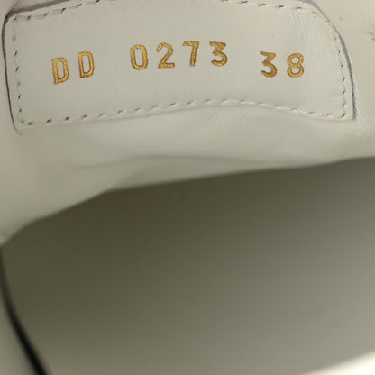 Louis Vuitton Denim Monogram Time Out Sneakers 38 Beige 8 of 8