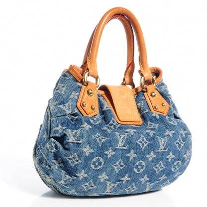 Louis Vuitton Denim Pleaty Blue 3 of 7