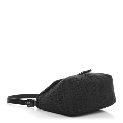 Fendi Zucchino Mama Baguette Black 4 of 10