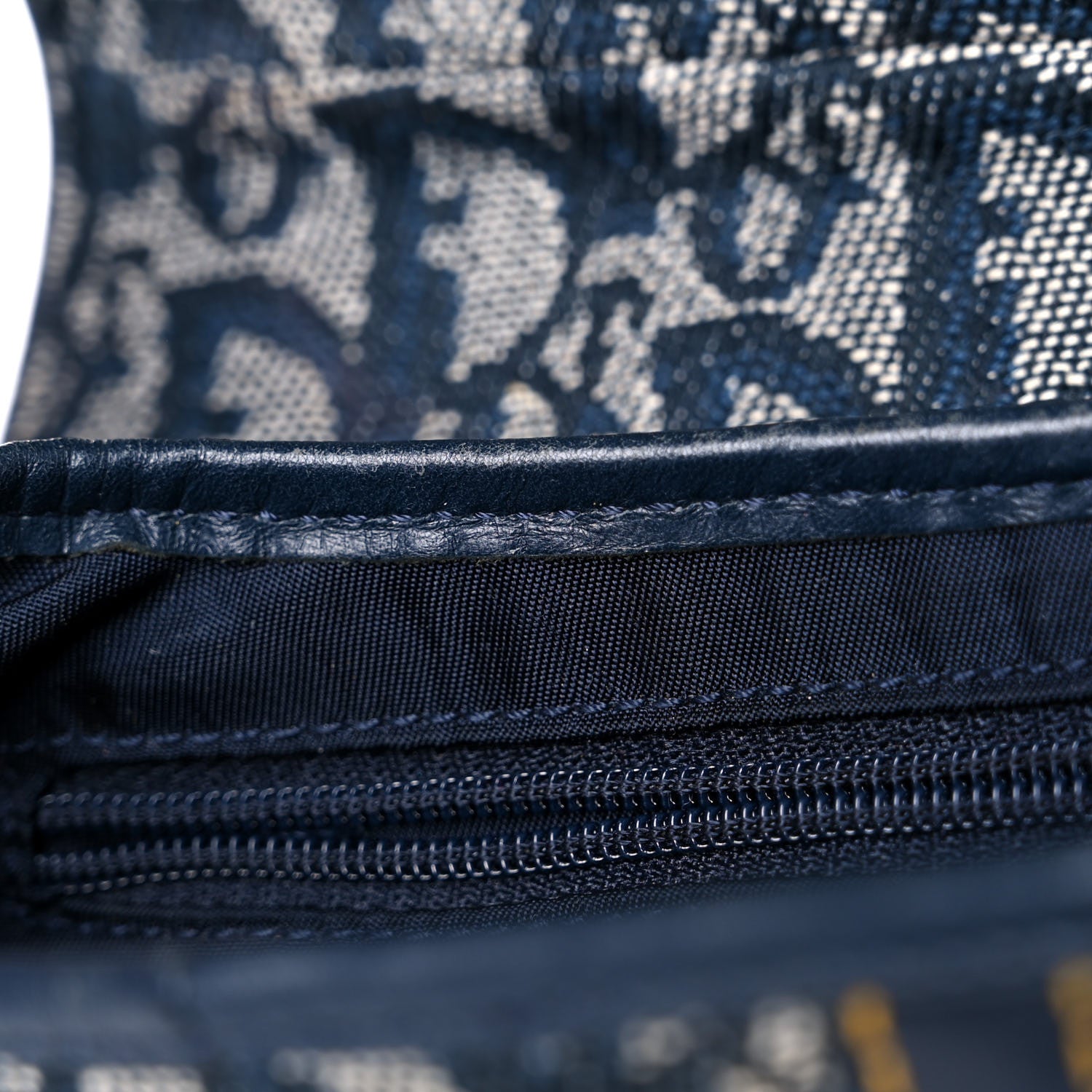 Christian Dior Monogram Saddle Bag Blue 10 of 18