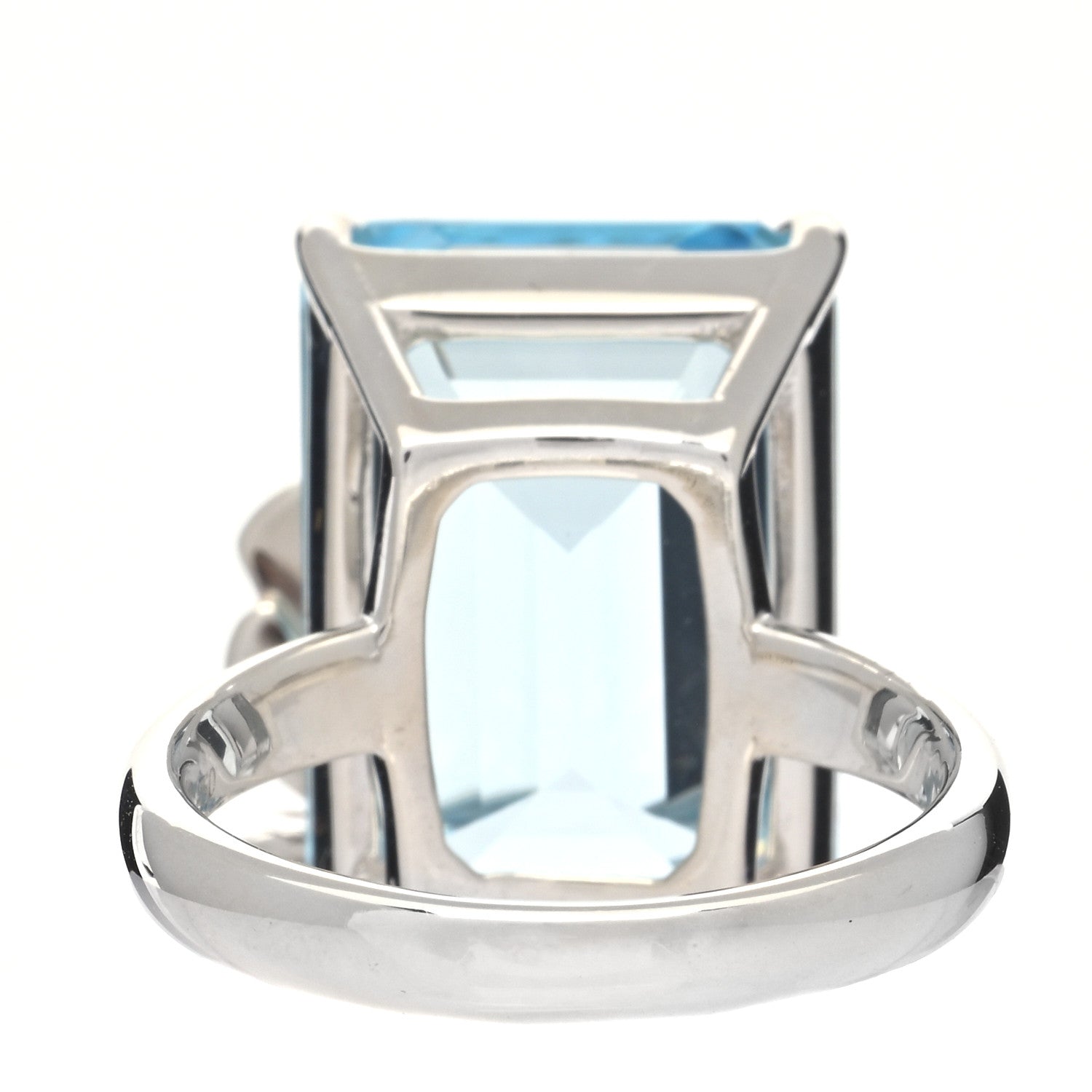 Tiffany Sterling Silver 18K Rose Gold Blue Topaz Return to Tiffany Love Bugs Butterfly Ring 53 6.5 3 of 4