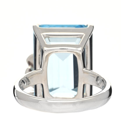 Tiffany Sterling Silver 18K Rose Gold Blue Topaz Return to Tiffany Love Bugs Butterfly Ring 53 6.5 3 of 4