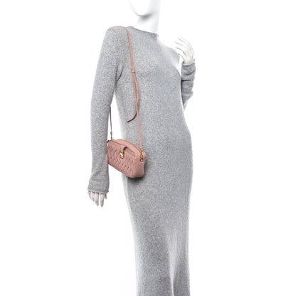 Miu Miu Nappa Matelasse Crossbody Bag Orchidea 2 of 12