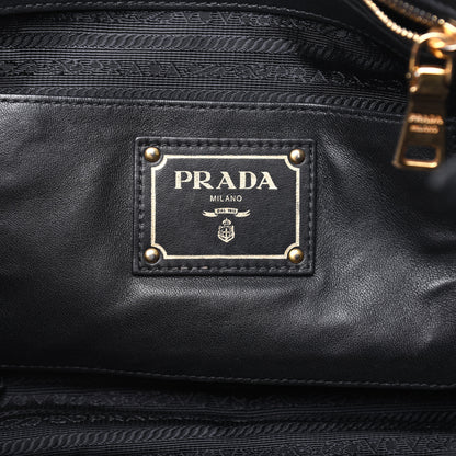 Prada Soft Calf Tote Black 7 of 25