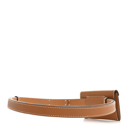 Hermes Epsom Kelly Pocket Belt Gold 2 of 4