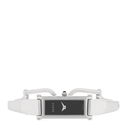 Gucci Stainless Steel 12mm 1500L Horsebit Quartz Watch Black 2 of 4