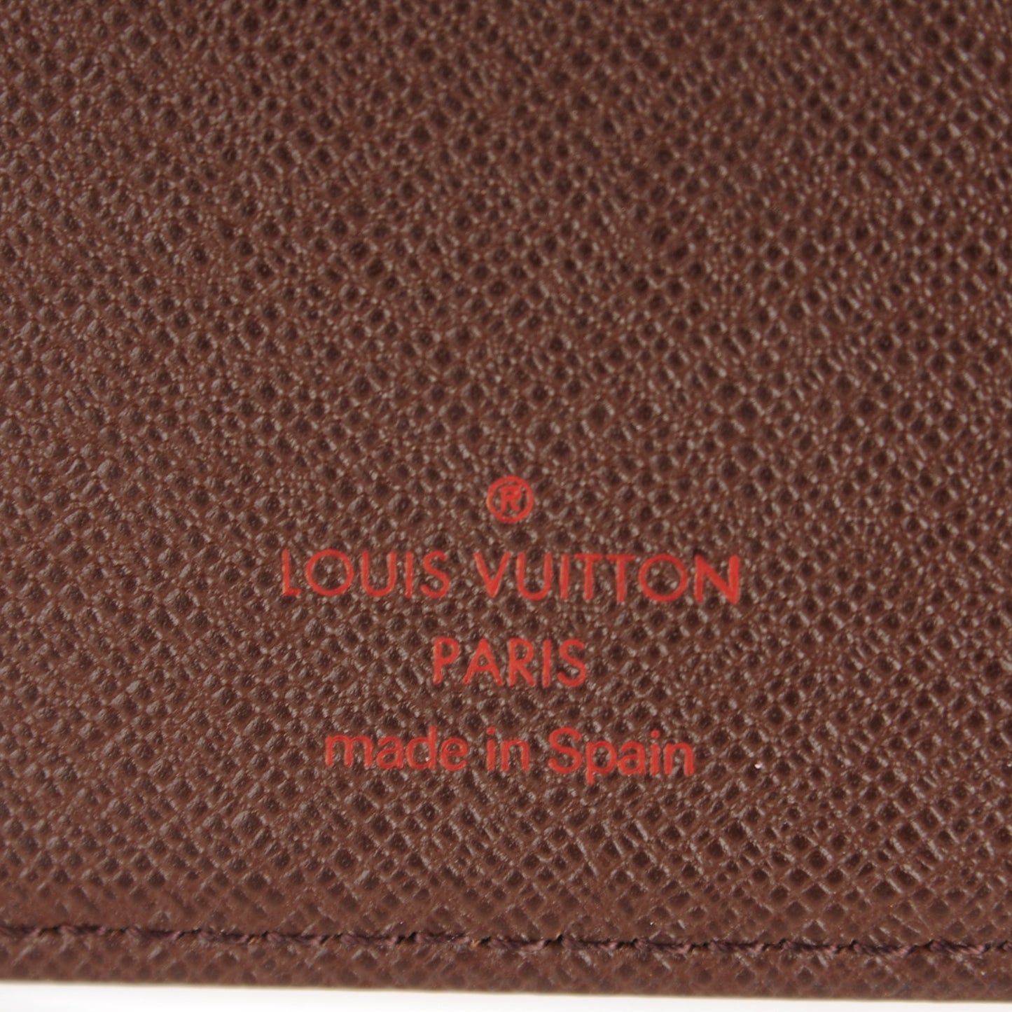 Damier Ebene Pocket Agenda Cover