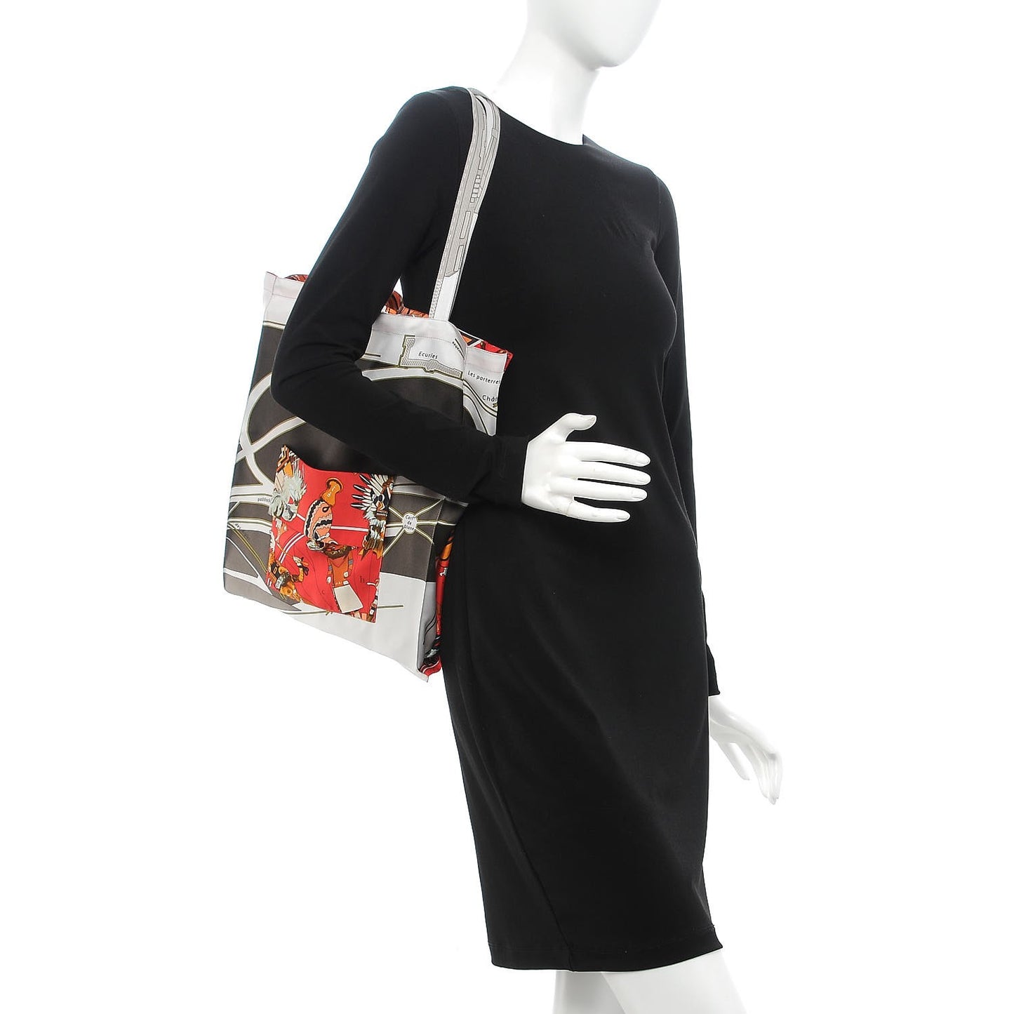 Silk Petit H Kachinas Shopping Bag