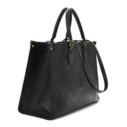 Louis Vuitton Empreinte Monogram Giant Onthego MM Black Black 3 of 11