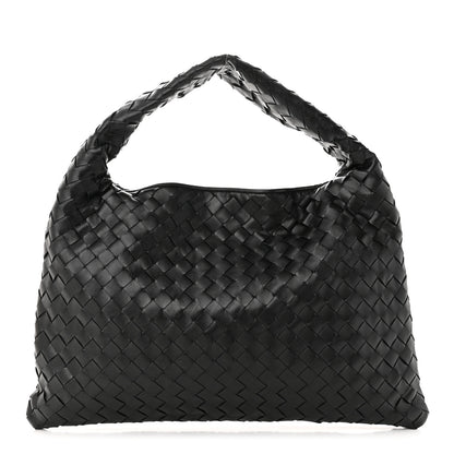 Bottega Veneta Calfskin Intrecciato Small Hop Black 1 of 10