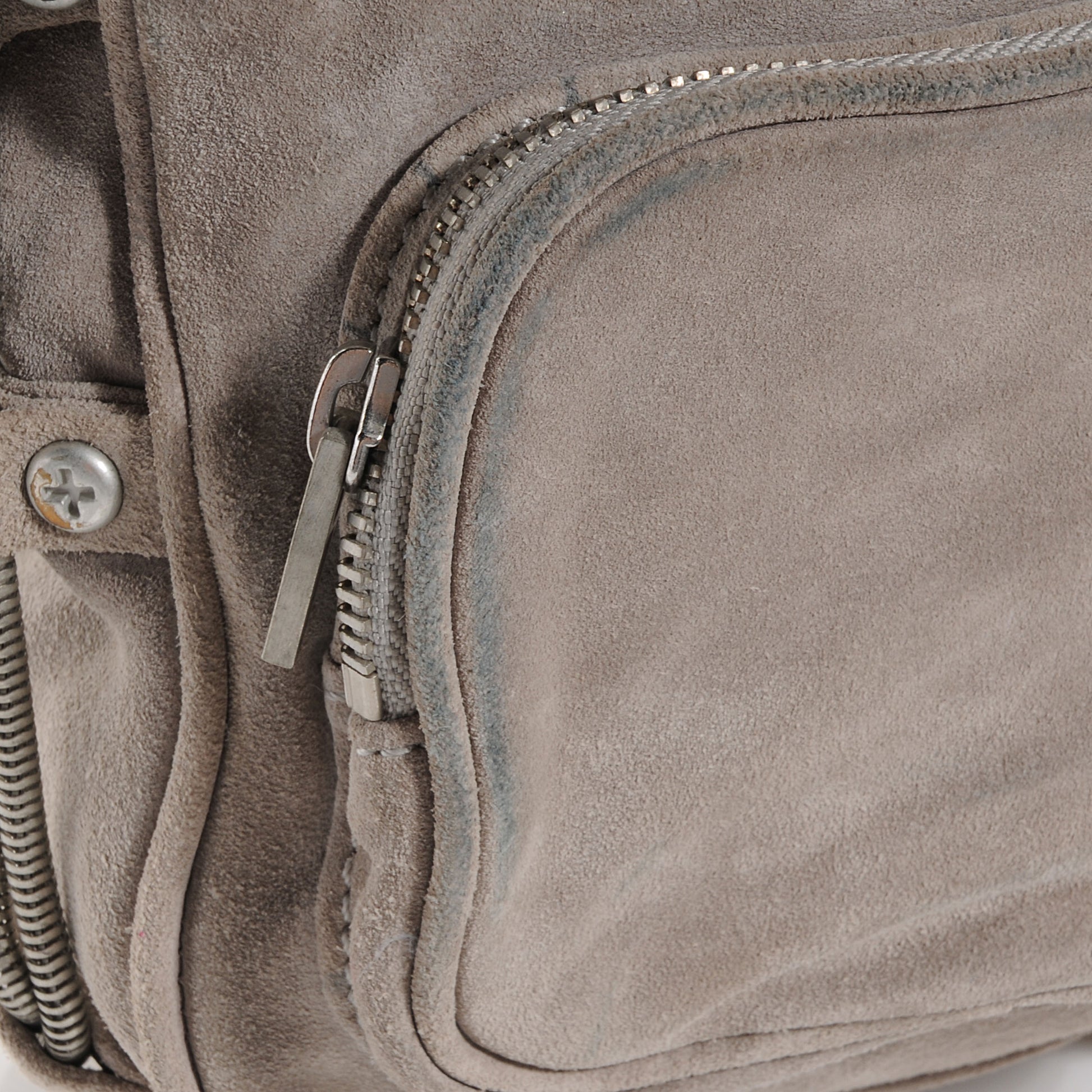 Alexander Wang Suede Mini Brenda Camera Bag Feather Grey 8 of 8