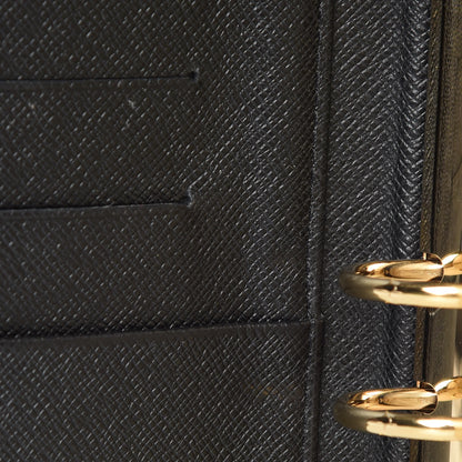 Louis Vuitton Epi Medium Ring Agenda Cover Black 7 of 8